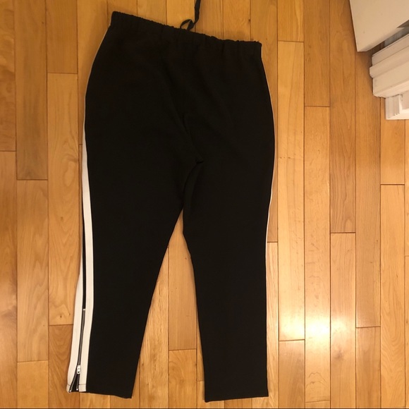 Rag & Bone Black/white stripe track style trousers - Picture 3 of 8